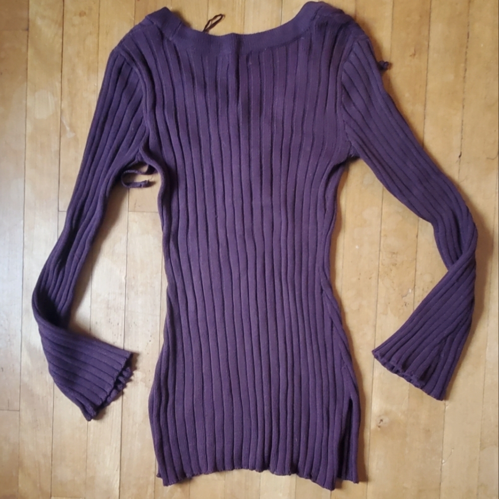 Ultra Flirt Ribbed Sweater - Picture 6 of 7